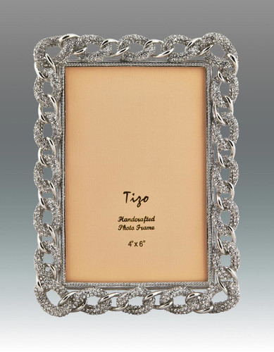 Tizo 4 x 6 Inch Chain of Life Jeweltone Picture Frame