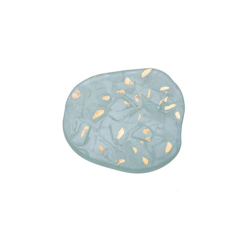 Annieglass Elements Earth Trivet- Gold