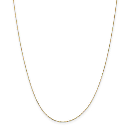 .5mm Box Chain 18 Inch 18k Gold 18LP17-18