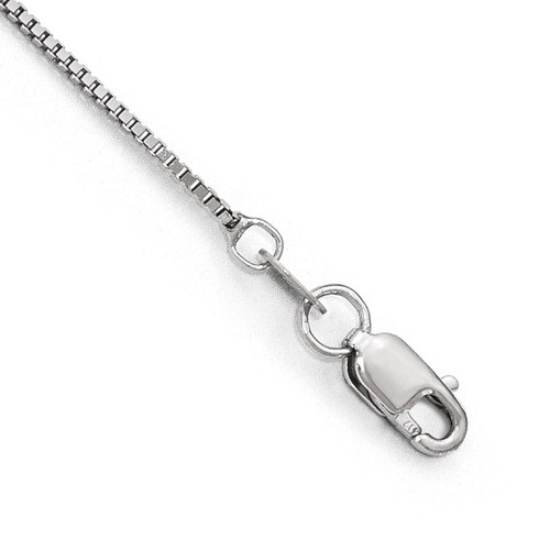 .8 mm Box Chain 16 Inch 10k White Gold 5261-16