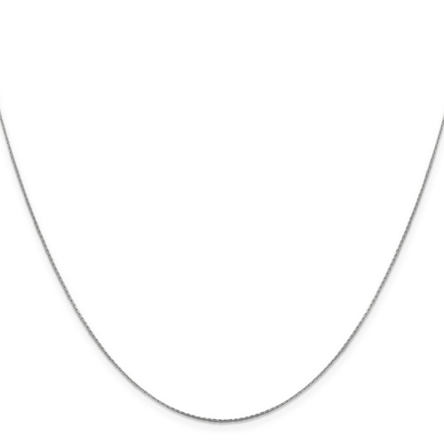 .6 mm Boston Link Chain 18 Inch 14K White Gold 7192-18