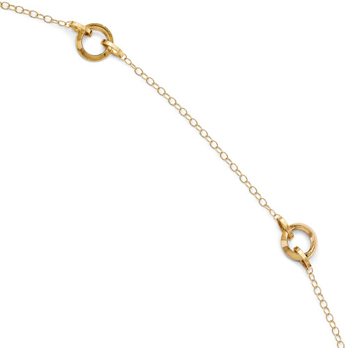1 inch Extender Anklet 10 Inch 14k Gold Polished LF700-10