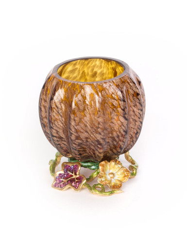 Jay Strongwater Carmella Leaf and Flower Jeweled Votive Bouquet SDH2459-289