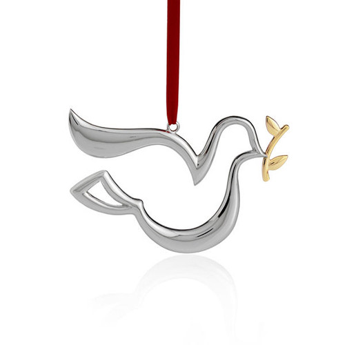 Nambe Dove Ornament 4.5 Inch MT0771