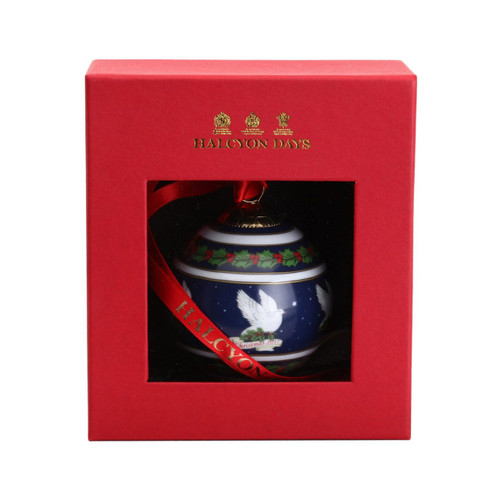 Halcyon Days 2017 Dove of Peace Bauble Ornament BCDOP11XBN