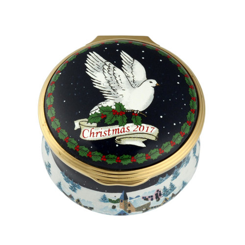 Halcyon Days 2017 Christmas Box Enamel Box, MPN: ENCH170101G, EAN: 5060171160380