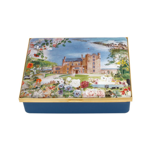 Halcyon Days CoM Gubbin Watercolour Leather Lined Enamel Box LE101, MPN: ENCOM1214LG, EAN: 5060171159568