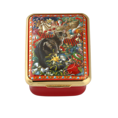 Halcyon Days LAI Octopussy at Christmas Enamel Box, MPN: ENLOC0664G, EAN: 5060171160991