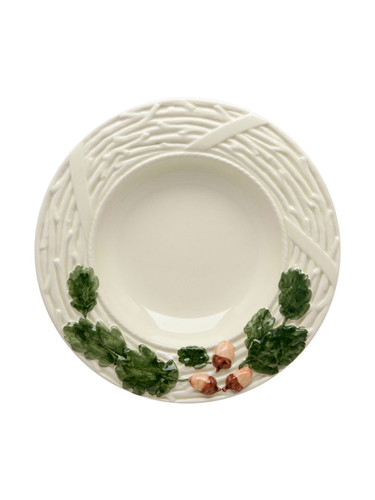 Bordallo Pinheiro Acorns Soup Plate Decorated 65000238