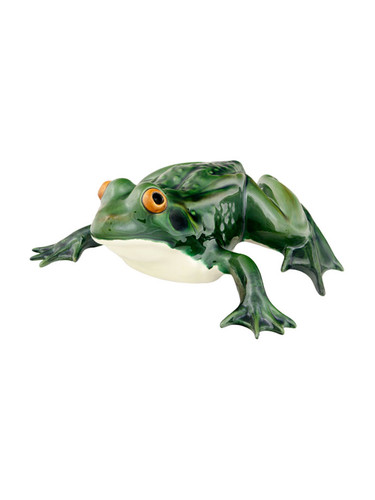 Bordallo Pinheiro Arte Bordallo Large Frog Laying Down Decorated 65003287