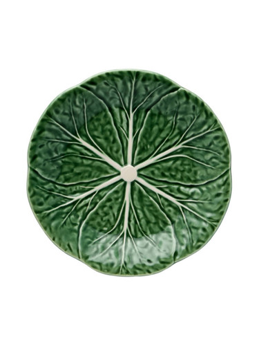 Bordallo Pinheiro Cabbage Dessert plate Green Natural 65000462
