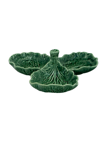 Bordallo Pinheiro Cabbage Olive Dish Green Natural 65000578