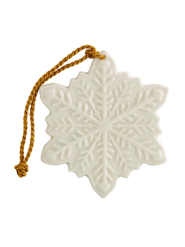 Bordallo Pinheiro Christmas Ornament Snowflake Red 65019223
