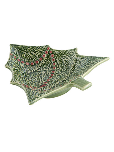 Bordallo Pinheiro Christmas Bowl Christmas Tree Green Red 65002083
