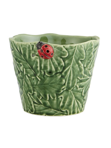 Bordallo Pinheiro Garden of Insects Vase with Ladybug Decorated 65019402