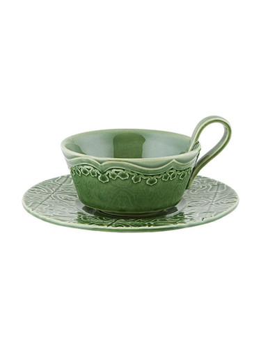 Bordallo Pinheiro Rua Nova Tart Tray Green 65020831