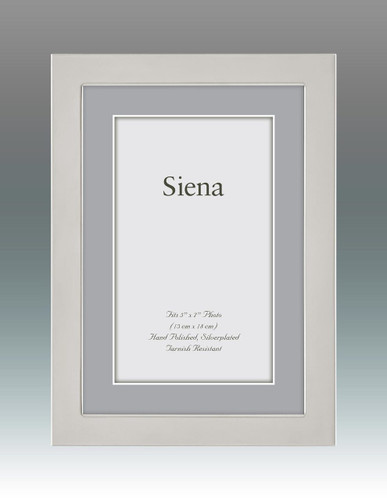 Tizo Simple Plain Classic Silver-plated Picture Frame 5 x 7 Inch, MPN: 8205-57