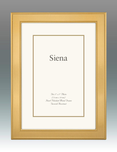 Tizo Abi Narrow Beaded Gold-plated Picture Frame 5 x 7 Inch, MPN: 3617GLD-57