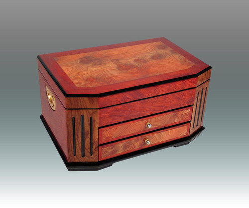 Tizo Extra Roomy Wooden 2 Drawer Jewelry Box, MPN: FS0229BX