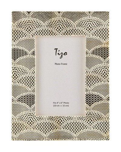 Tizo Rainy Day Bone Horn Picture Frame 5 x 7 Inch