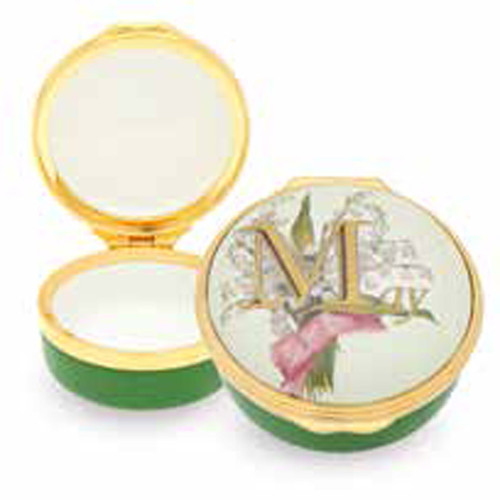 Halcyon Days May Enamel Box ENMMA0901G