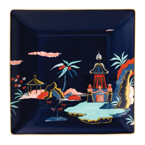 Wedgwood Wonderlust Wonderlust Tray 5.7 Inch Blue Pagoda, MPN: 40023908, UPC: 701587314299