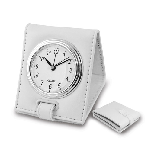 White Folding Alarm Clock GM19177