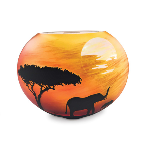 Badash Crystal Elephant Savannah Vase GM19712