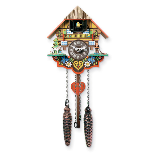 Musical Multi-Colored Quartz Cuckoo Clock GM19764