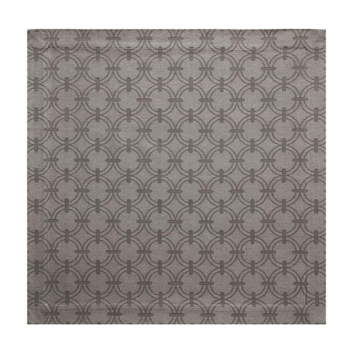 Le Jacquard Francais Anneaux Taupe Napkin 20 X 20 Inch Set of Four 22557