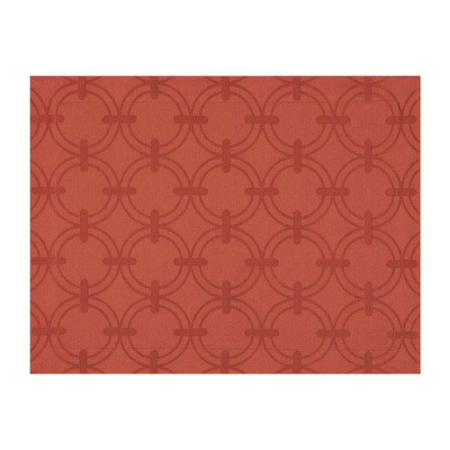 Le Jacquard Francais Anneaux Cognac Placemat 14 X 19 Inch Set of Four 22559