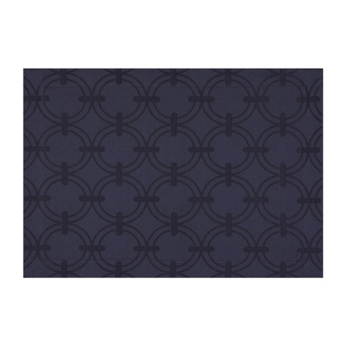 Le Jacquard Francais Anneaux Night Placemat 14 X 19 Inch Set of Four 22560