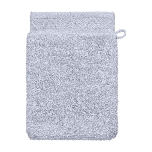 Le Jacquard Francais Caresse Cloud Grey Wash Mitt 6 X 7 Inch Set of Four 22940