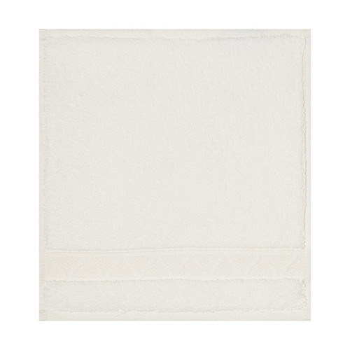 Le Jacquard Francais Caresse Ivory Washcloth 12 X 12 Inch Set of Four 23243