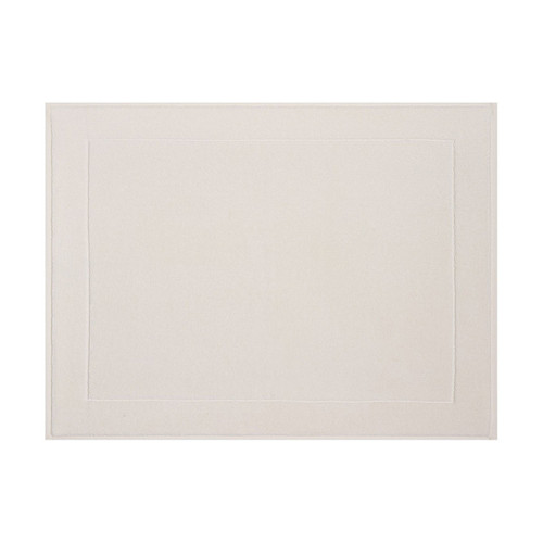 Le Jacquard Francais Caresse Ivory Bath Mat 23 X 31 Inch 23247