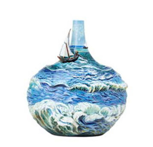 Franz Porcelain Vase Boundless Ocean Limited Edition FZ03690