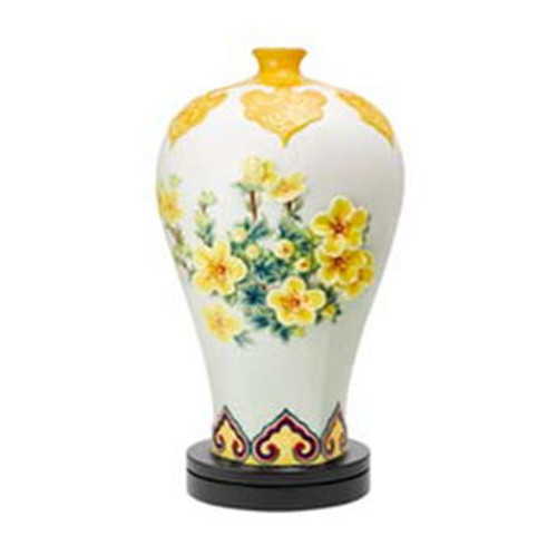 Franz Porcelain Tundra Rose Vase Limited Edition FZ03705
