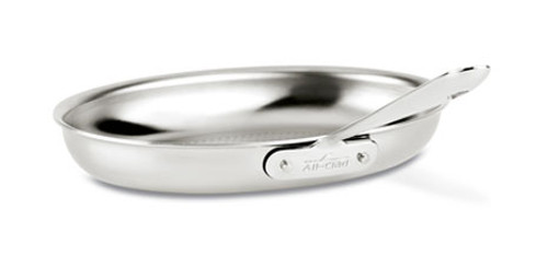 All Clad d3 Stainless Armor 12 Inch Oval Fish Pan 4612 B