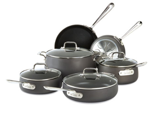All Clad HA1 Nonstick 10-Piece Cookware Set E785SC64