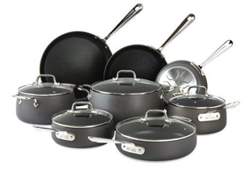 All Clad HA1 Nonstick 13-Piece Cookware Set E785SB64