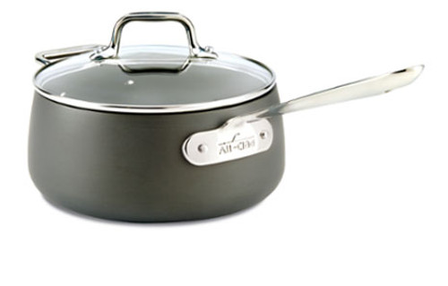 All Clad HA1 Nonstick 3.5 Qt. Sauce Pan E7852464