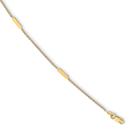 1 inch Extender Anklet 14k Polished Gold LF1235-10