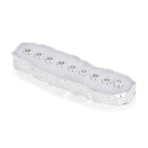 Anna by Rablabs Yachad Menorah Crystal Silver, MPN: YAC-MEOS-22S UPC: 810345027538