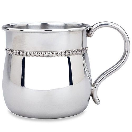 Reed and Barton Engravable Baby Beads Bularged Cup 865145