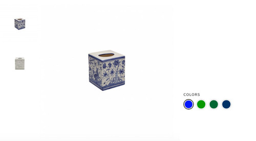 Casafina 17Th Century Boutique Tissue Box 237