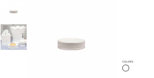 Casafina Meridian Oval Soap Dish ME983