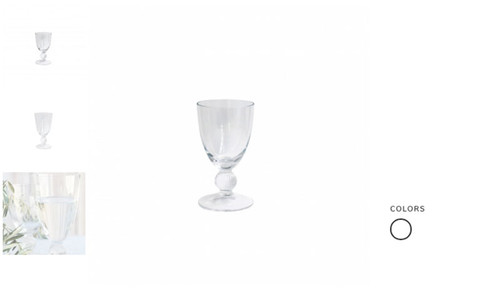 Casafina Glassware Wine Stem Optic Ball Set of 6 MPN: 11STOB UPC: 840289943151