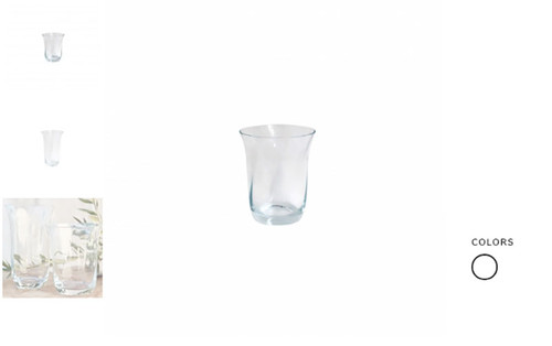Casafina Glassware Short Tumbler Optic Swirl Set of 6 MPN: 17TUOS UPC: 840289943366