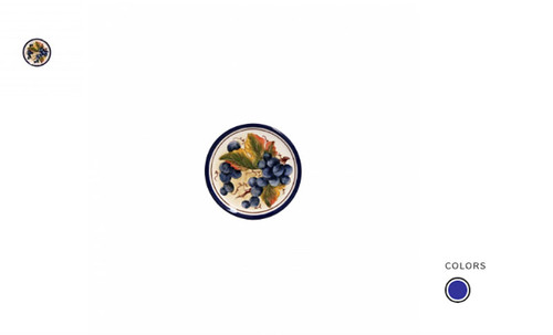 Casafina Alentejo Uvas Wine Coaster MPN: PG10 UPC: 840289941539