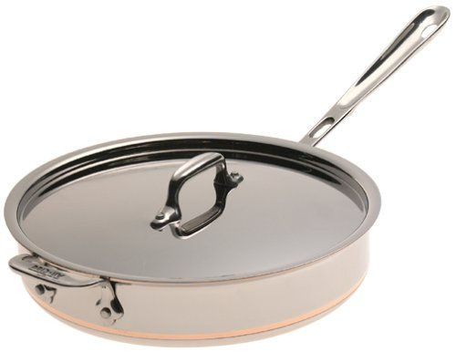 All Clad Copper Core 3 Qt. Saute Pan with Lid